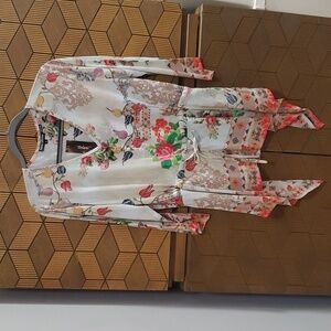 Tolani Collection Floral Blouse